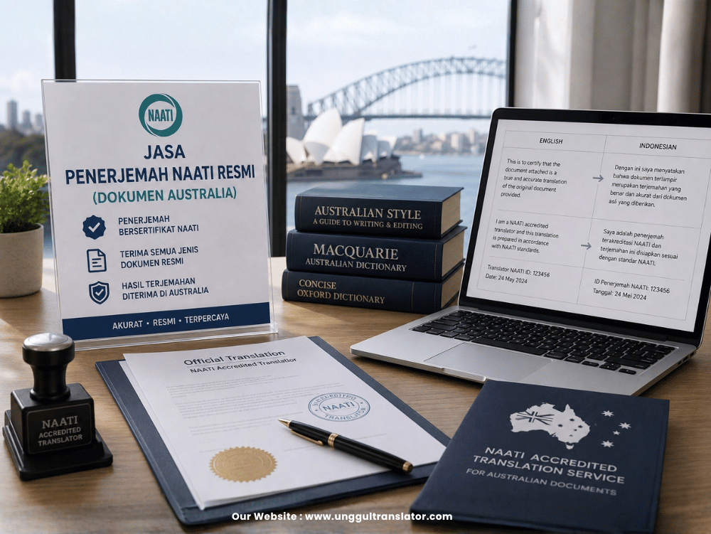 Jasa Penerjemah NAATI Resmi untuk Dokumen Australia