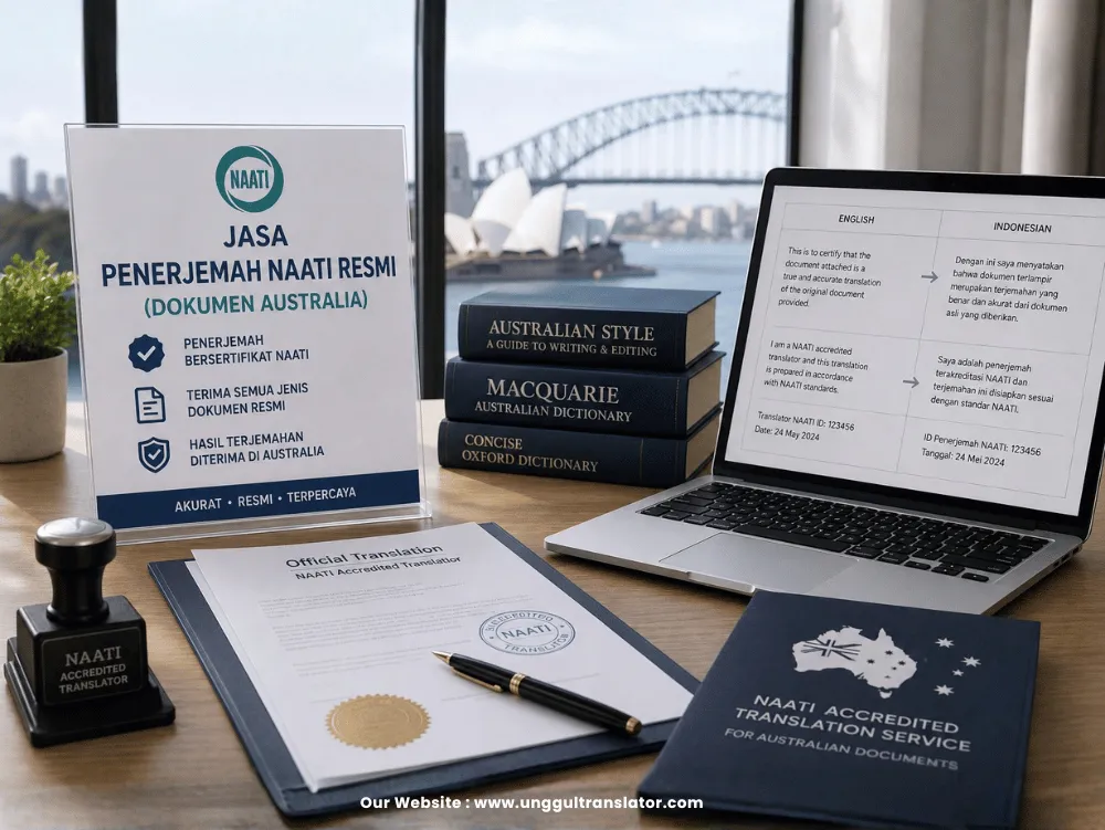 Jasa Penerjemah NAATI Resmi untuk Dokumen Australia