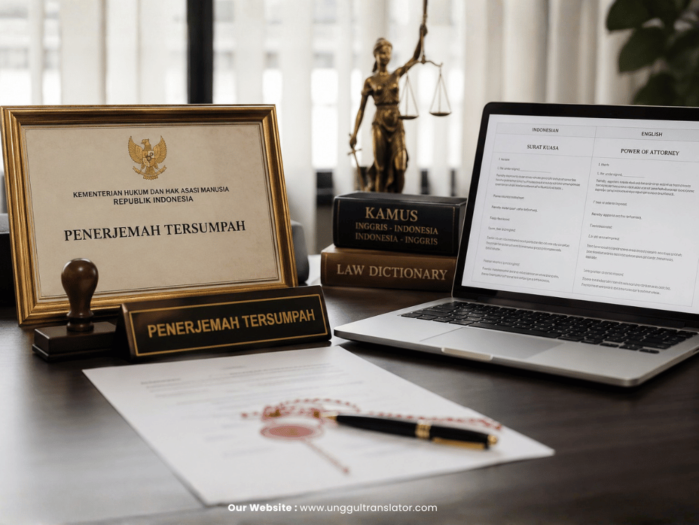 Jasa Penerjemah Tersumpah Resmi Kemenkumham