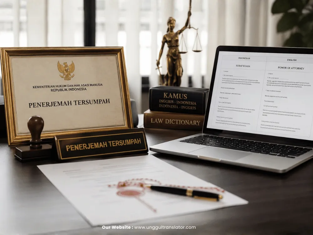 Jasa Penerjemah Tersumpah Resmi Kemenkumham